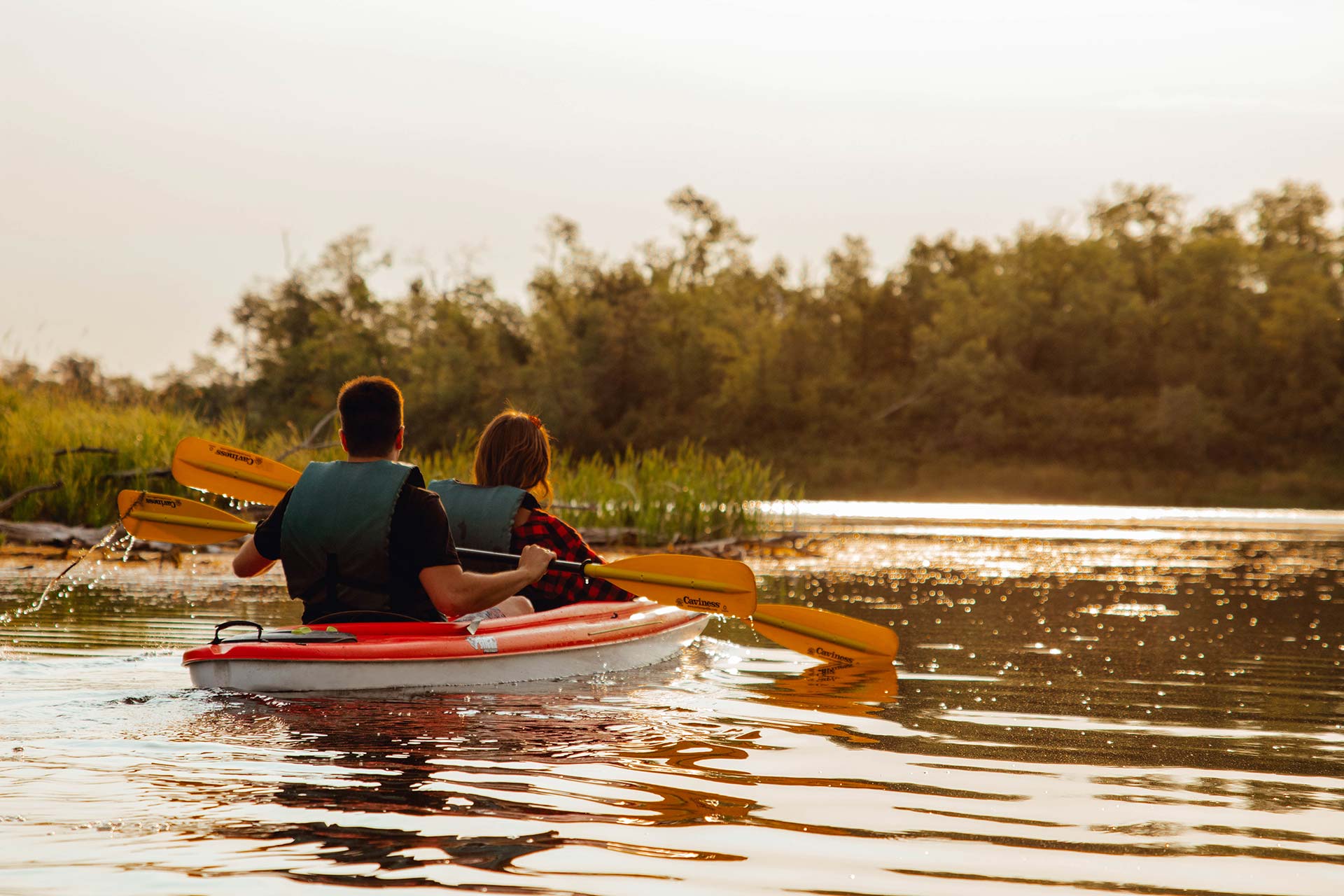 Kayaking on the Lake