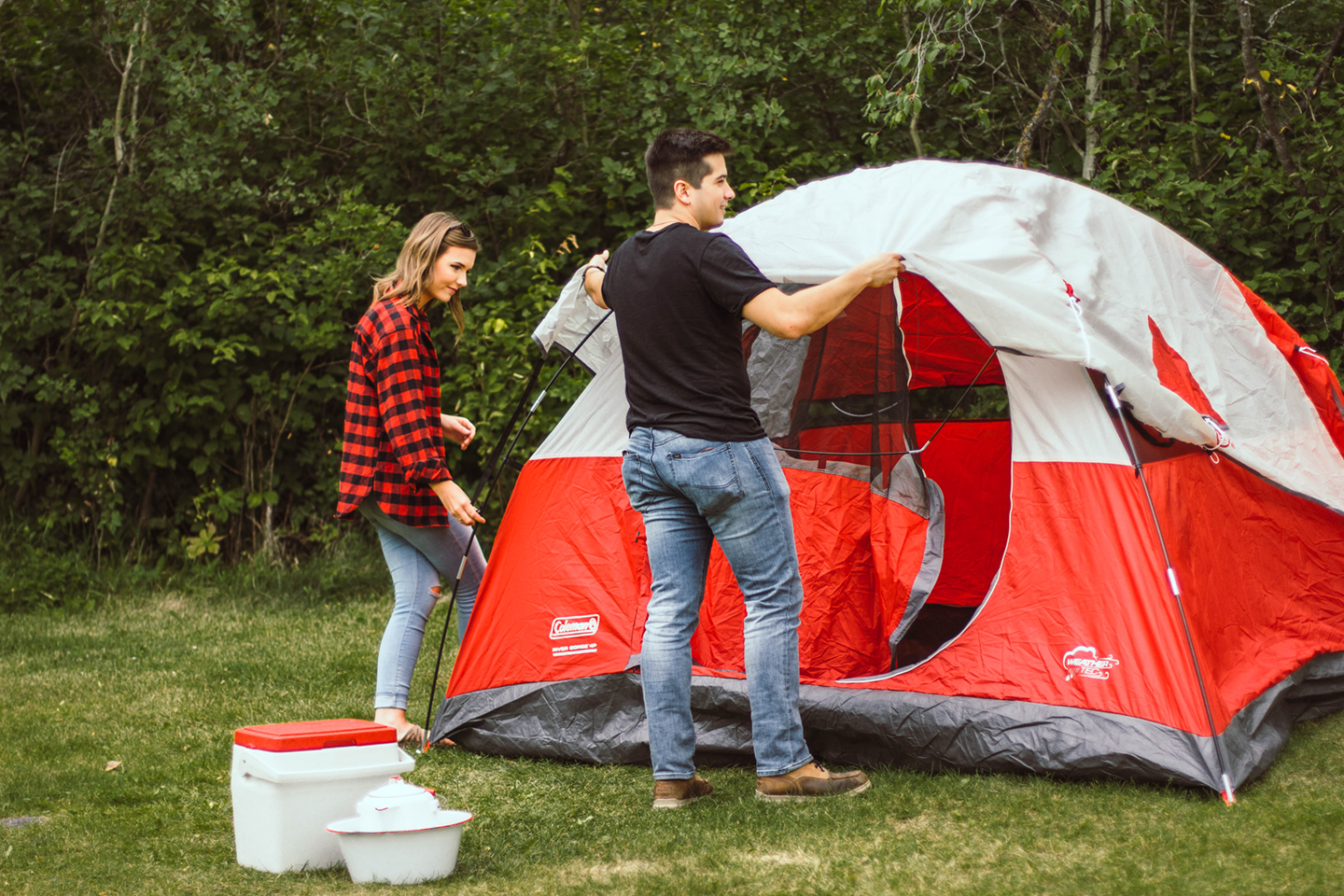 Over 100 campsites available.